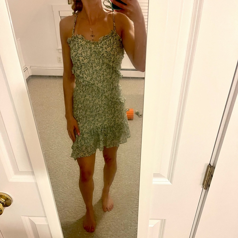 Eastwick Floral Print Tie Shoulder Dress